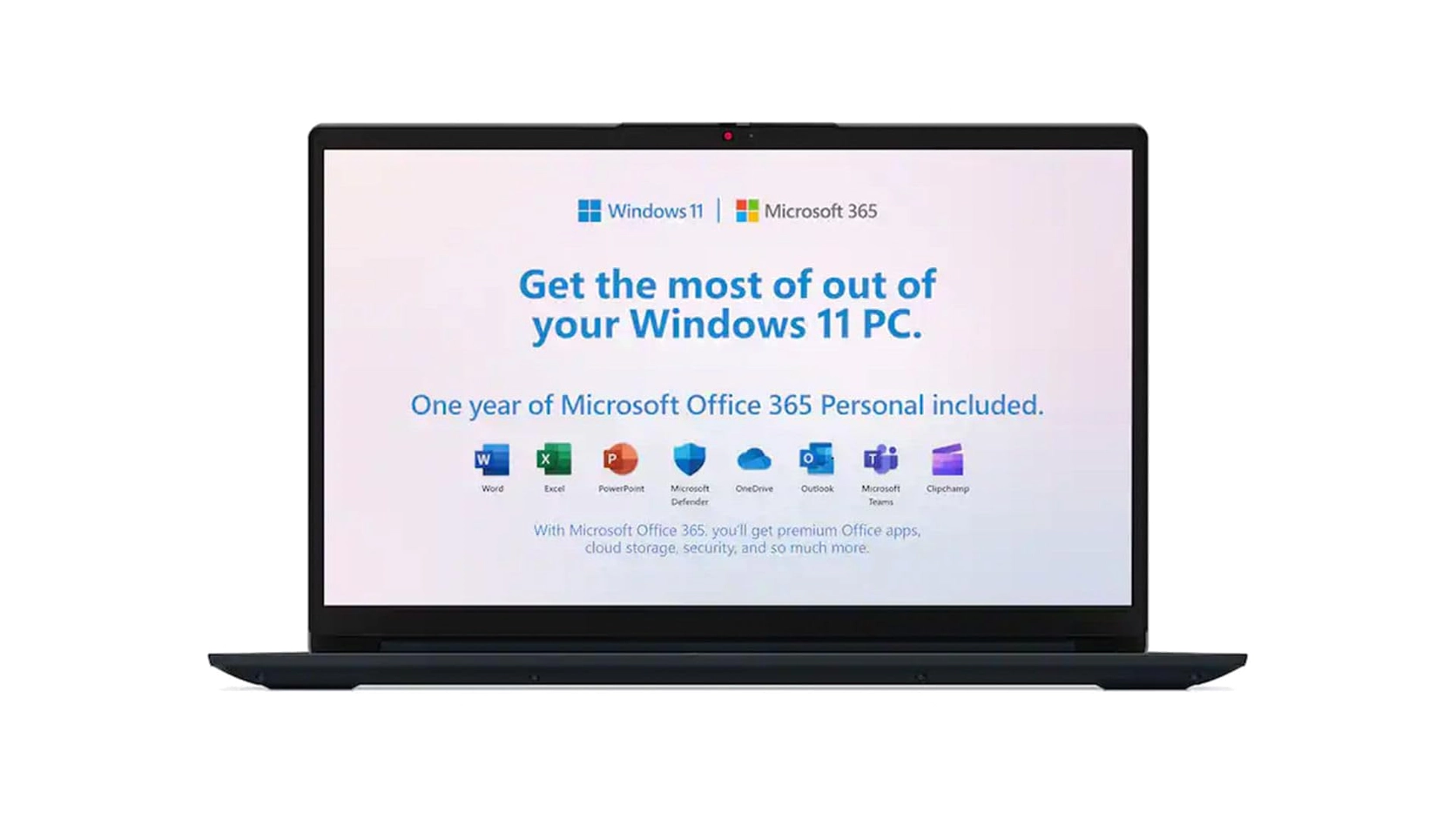 Lenovo IdeaPad Slim 3 laptop running Microsoft Office 365